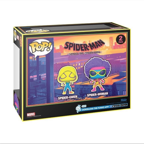 NIB Funko Pop 2-Pack Set - Spider-Gwen and Spider-Woman Across the Spiderverse - Picture 3 of 9
